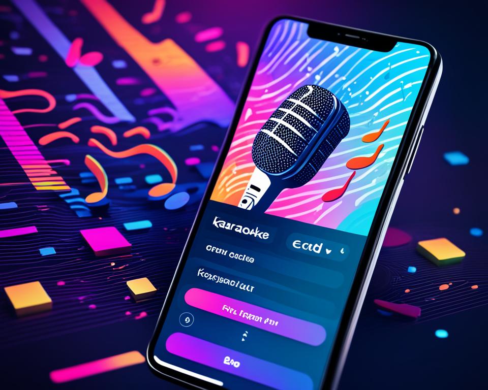 Aplicativo de karaokê para celular