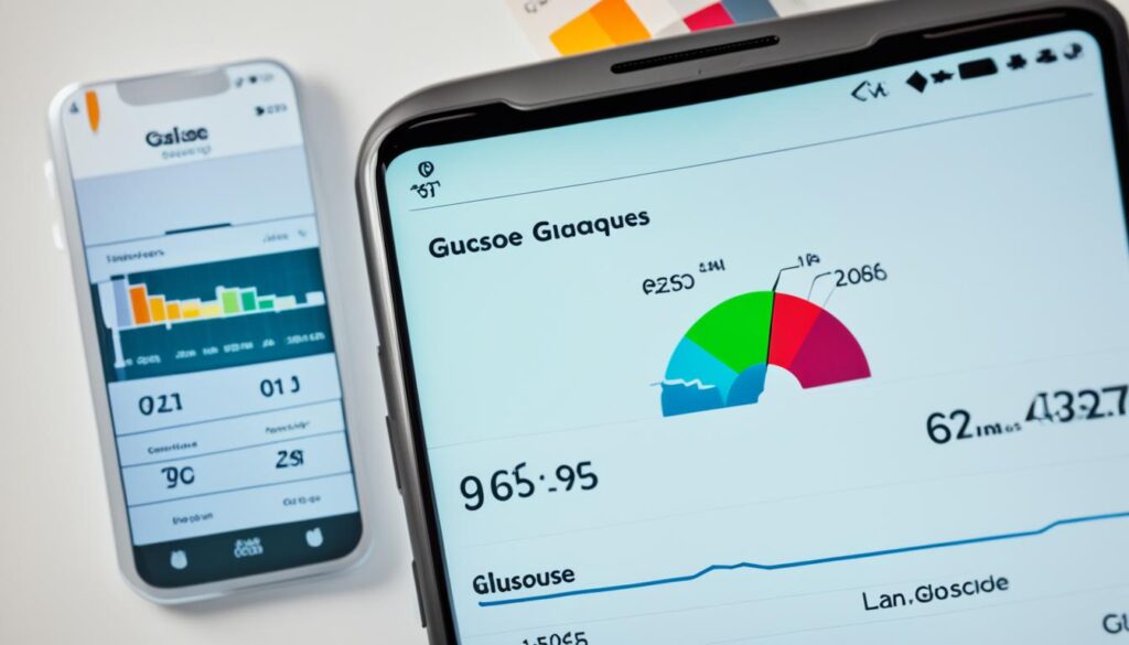 Recursos de aplicativo de glicose