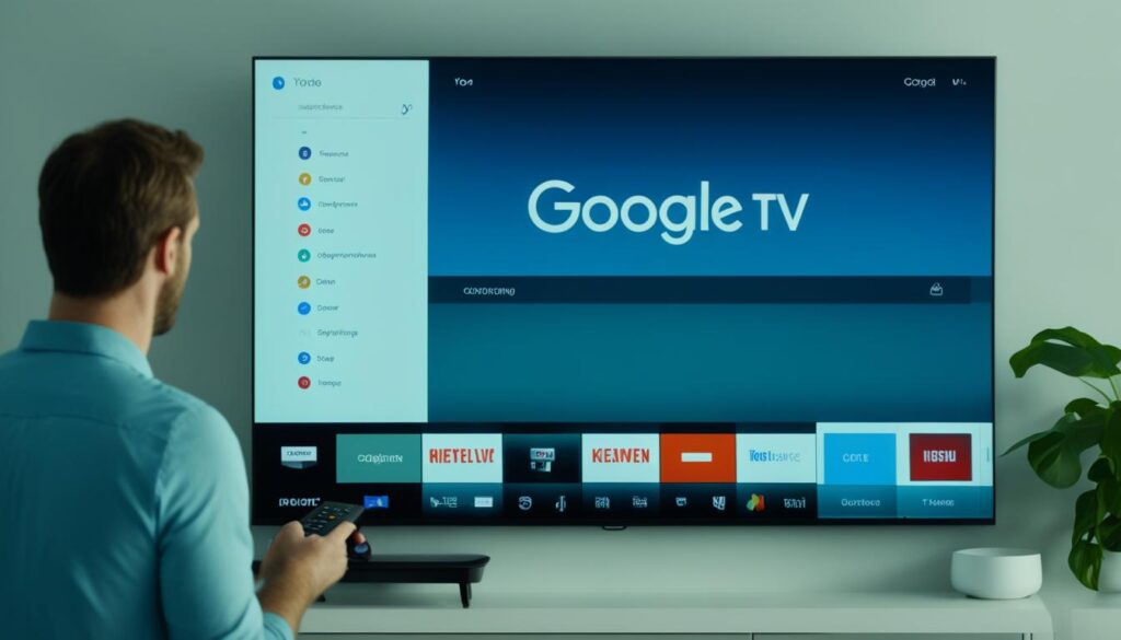 google tv configuracao