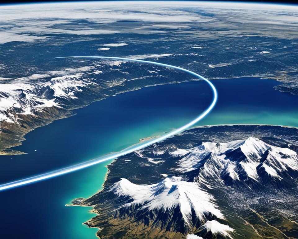 Satélite em tempo real com nosso aplicativo