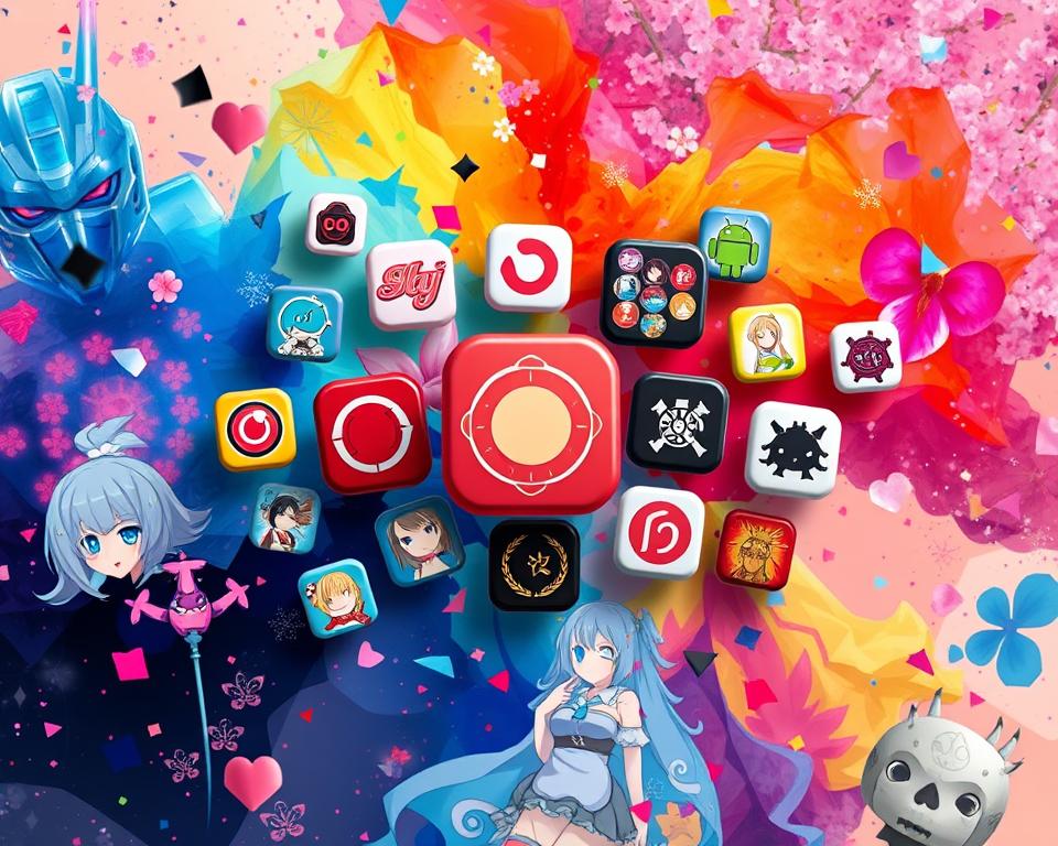 melhores apps de animes