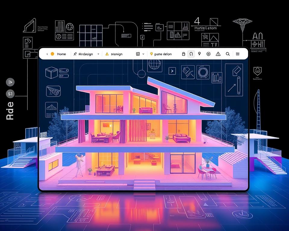 ferramenta digital para criação de plantas de casas