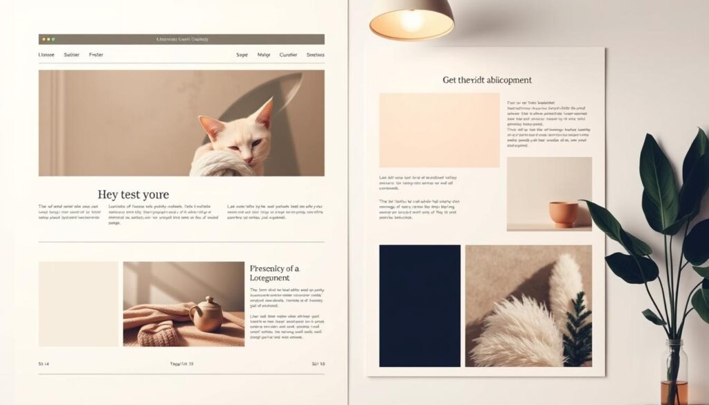 A well-organized and visually appealing layout with a clean, modern aesthetic. A sleek, minimalist design features a harmonious balance of text, images, and whitespace. The layout is arranged in a grid-like structure, with carefully positioned elements that draw the eye naturally across the page. Warm, soft lighting from an overhead source creates a inviting, cozy atmosphere. The composition features a harmonious color palette of soothing, earthy tones that evoke a sense of calm and sophistication. Overall, the layout conveys a sense of order, sophistication, and attention to detail. A well-organized and visually appealing layout with a clean, modern aesthetic. A sleek, minimalist design features a harmonious balance of text, images, and whitespace. The layout is arranged in a grid-like structure, with carefully positioned elements that draw the eye naturally across the page. Warm, soft lighting from an overhead source creates a inviting, cozy atmosphere. The composition features a harmonious color palette of soothing, earthy tones that evoke a sense of calm and sophistication. Overall, the layout conveys a sense of order, sophistication, and attention to detail.