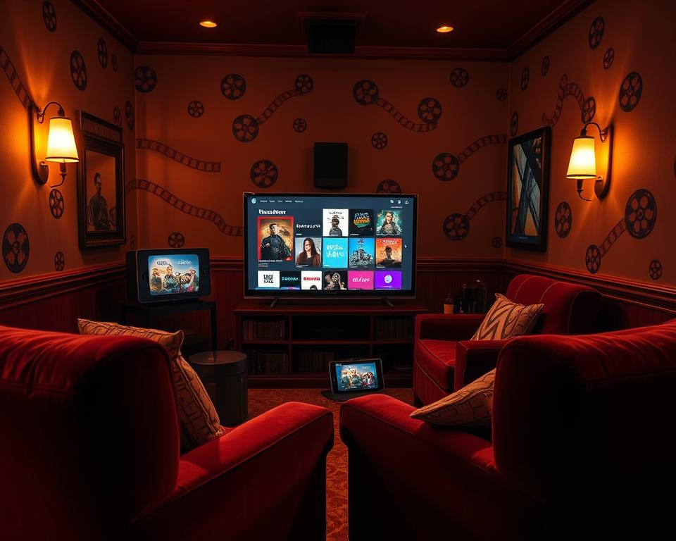 Aplicativos de streaming de cinema independente