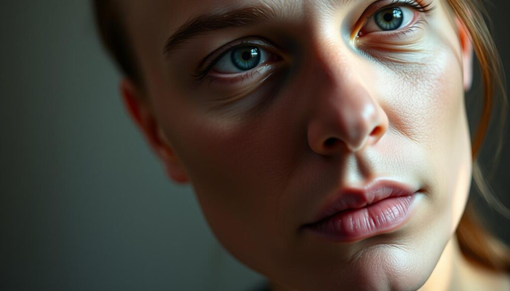 A close-up portrait of a person's face, with realistic AI-powered transformations applied through the FaceApp interface. The subject has a pensive, contemplative expression, their features subtly altered in a natural, seamless way. Soft, diffused lighting illuminates the face from the side, creating depth and dimension. The background is blurred, placing the focus entirely on the subject's face and the nuanced, lifelike changes brought about by the AI-powered editing tool. The overall mood is one of wonder and curiosity, inviting the viewer to explore the potential of this innovative technology. A close-up portrait of a person's face, with realistic AI-powered transformations applied through the FaceApp interface. The subject has a pensive, contemplative expression, their features subtly altered in a natural, seamless way. Soft, diffused lighting illuminates the face from the side, creating depth and dimension. The background is blurred, placing the focus entirely on the subject's face and the nuanced, lifelike changes brought about by the AI-powered editing tool. The overall mood is one of wonder and curiosity, inviting the viewer to explore the potential of this innovative technology.
