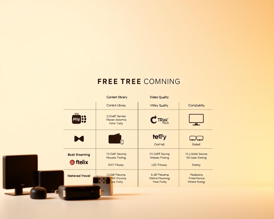 Comparação de plataformas de streaming gratuitas Comparação de plataformas de streaming gratuitas