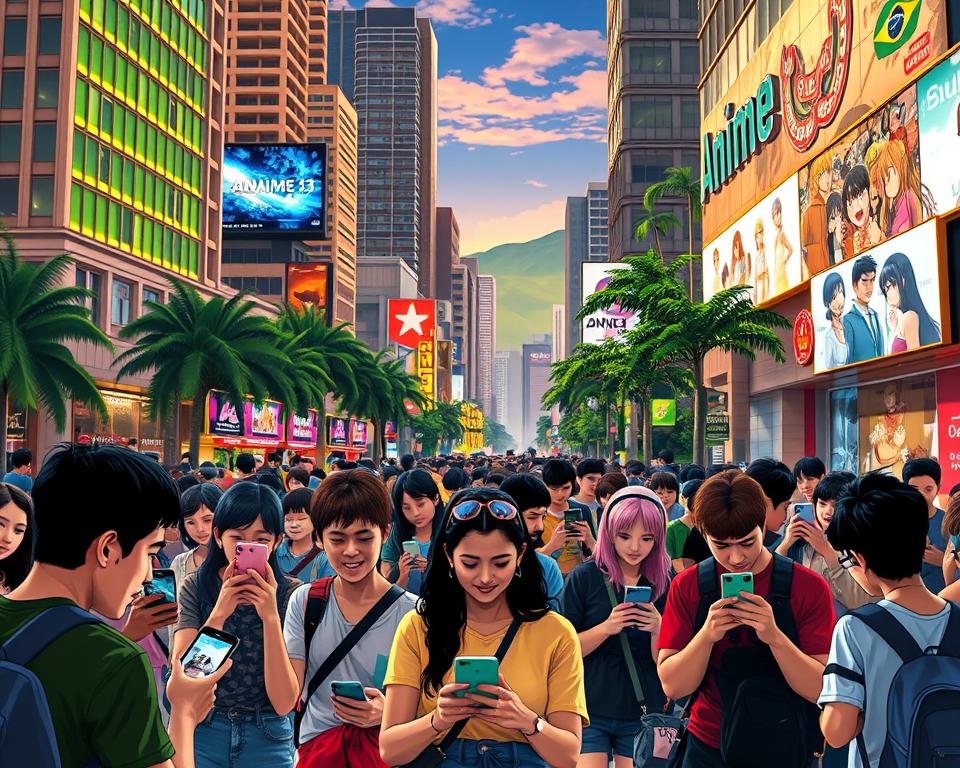 streaming de animes no Brasil