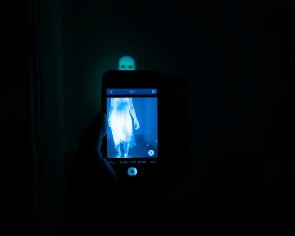 aplicativo de detecção de fantasmas