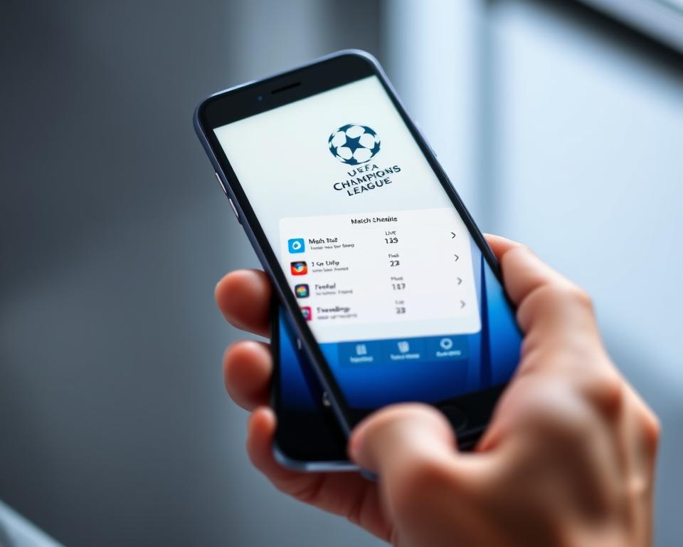 Aplicativo para Assistir os Jogos da Champions League