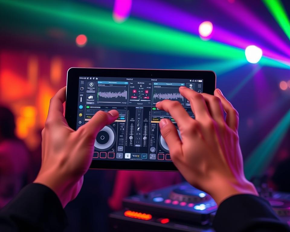 tablet DJ mobile setup