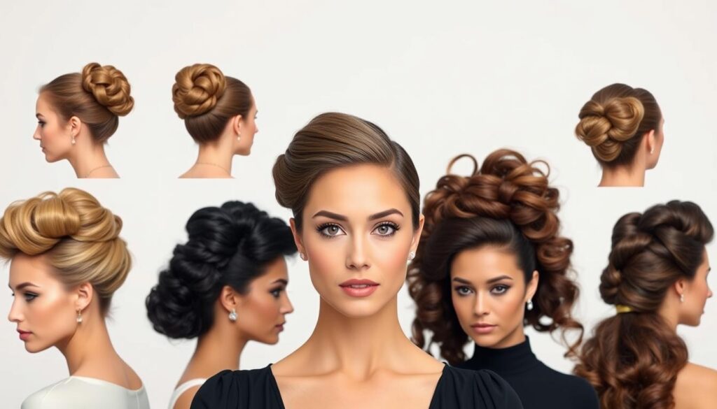 A professional model showcasing a variety of hairstyles, from classic elegant updos to bold contemporary designs, all simulated with advanced AI technology. The subject is captured in a well-lit studio setting, with a clean, minimalist backdrop that allows the hairstyles to take center stage. The lighting is soft and flattering, accentuating the intricate textures and shapes of the hairpieces. The model's facial expression conveys a sense of poise and confidence, inviting the viewer to imagine themselves in these stylish looks. The overall tone is one of sophistication and innovation, reflecting the article's focus on exploring the diverse possibilities of AI-powered hairstyling. A professional model showcasing a variety of hairstyles, from classic elegant updos to bold contemporary designs, all simulated with advanced AI technology. The subject is captured in a well-lit studio setting, with a clean, minimalist backdrop that allows the hairstyles to take center stage. The lighting is soft and flattering, accentuating the intricate textures and shapes of the hairpieces. The model's facial expression conveys a sense of poise and confidence, inviting the viewer to imagine themselves in these stylish looks. The overall tone is one of sophistication and innovation, reflecting the article's focus on exploring the diverse possibilities of AI-powered hairstyling.