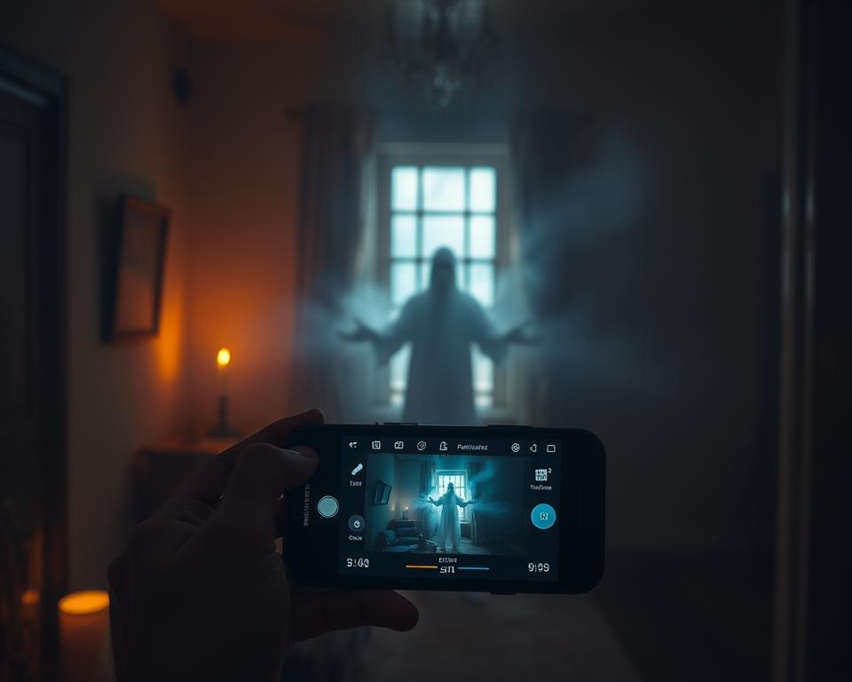 Detecção de fantasmas com celular Detecção de fantasmas com celular