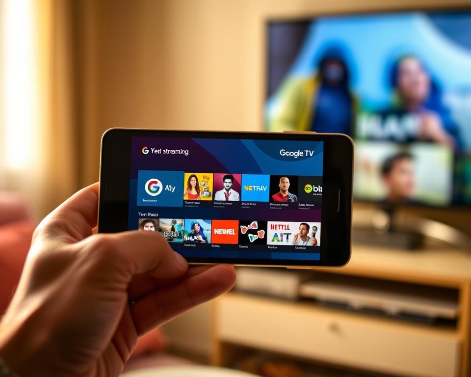 Streaming no celular com Google TV Streaming no celular com Google TV