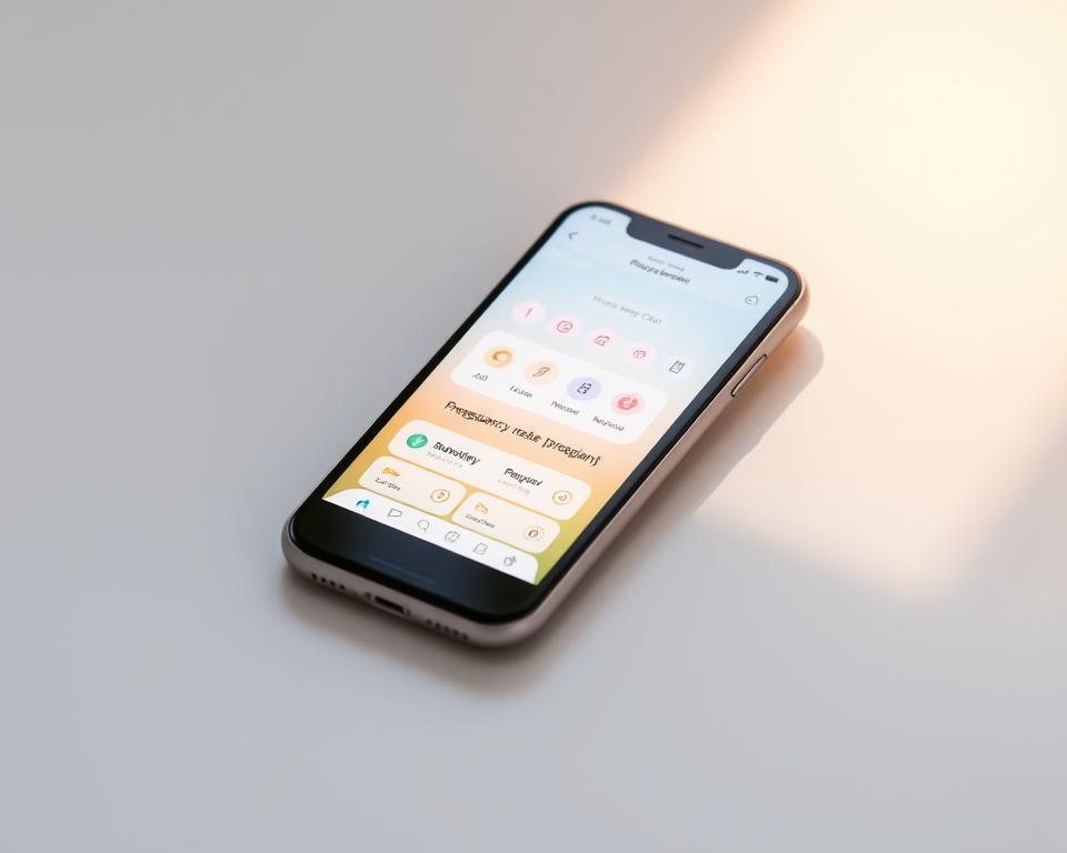 Aplicativo que acompanha sua gravidez pelo celular