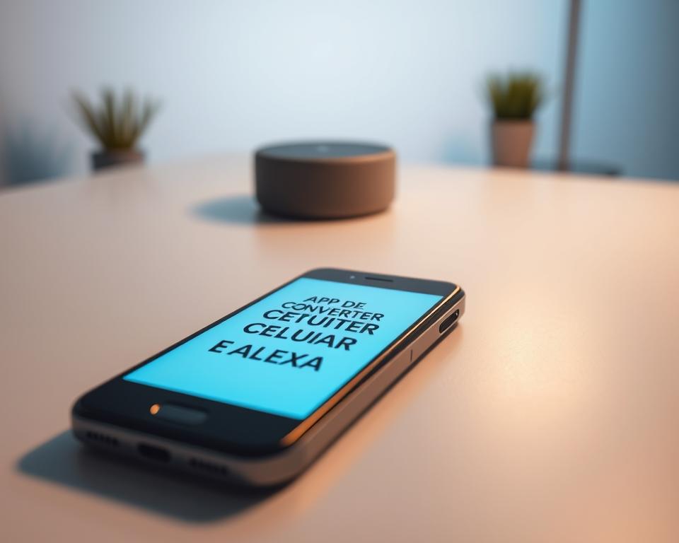 Use o APP DE CONVERTER SEU CELULAR EM ALEXA para Alexa