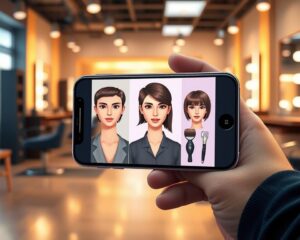 Aplicativo simula corte de cabelo