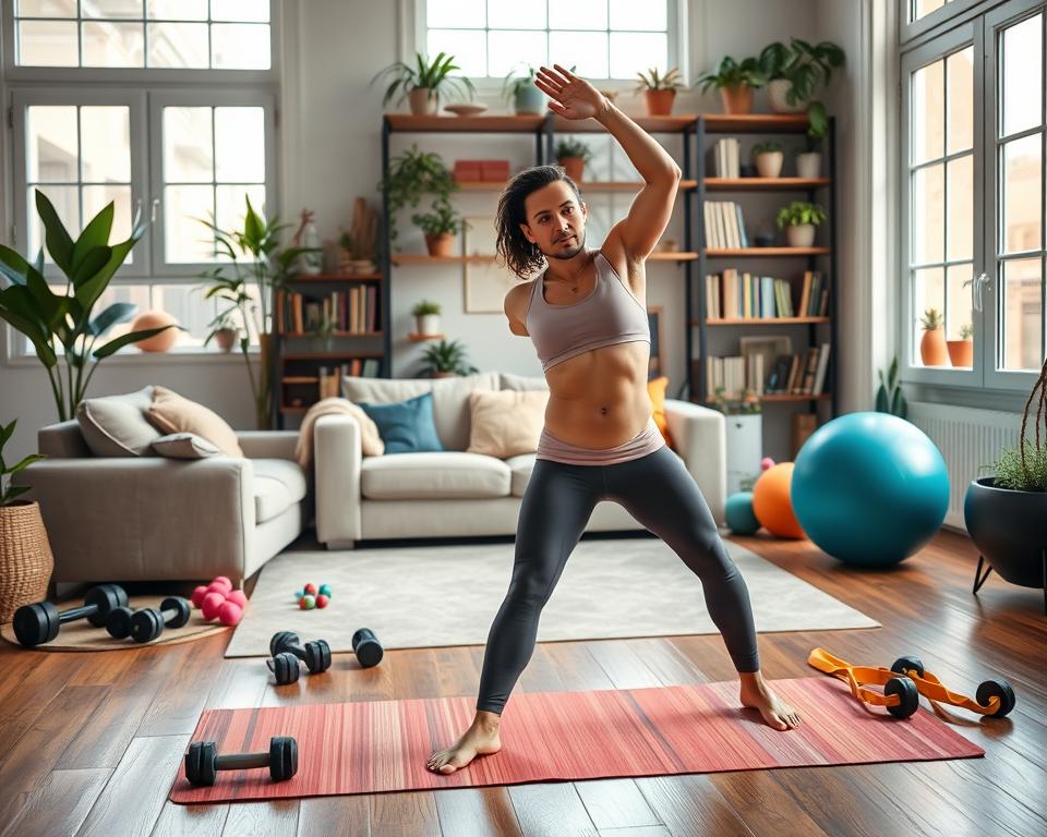 Benefícios de treinar em casa Benefícios de treinar em casa
