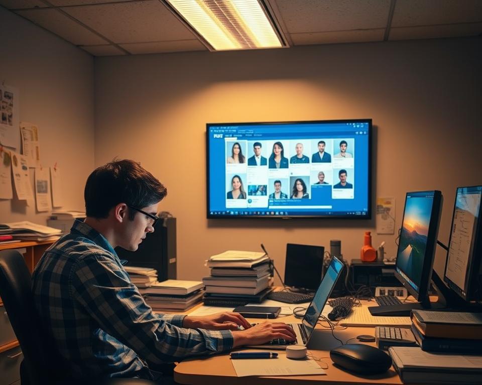 Descobrir visitantes do Facebook