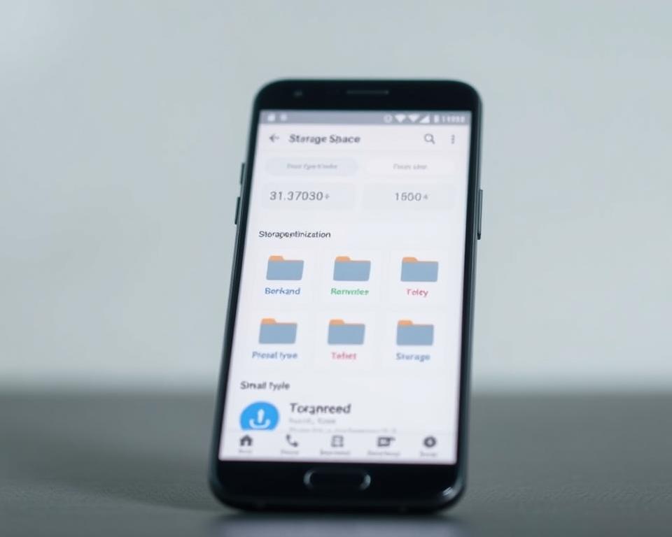 otimização de armazenamento do celular