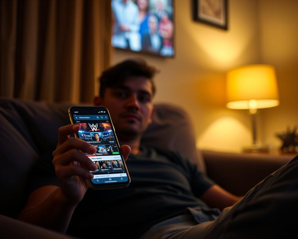 preparando dispositivo para wwe network