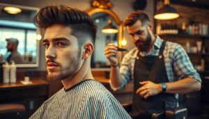 IA Simula Corte de Cabelo ou Estilo de Barba Masculino