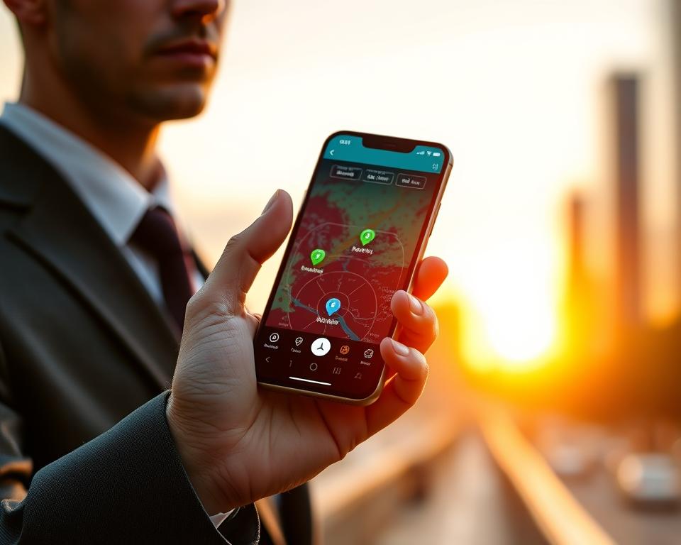 aplicativo de radares moderno