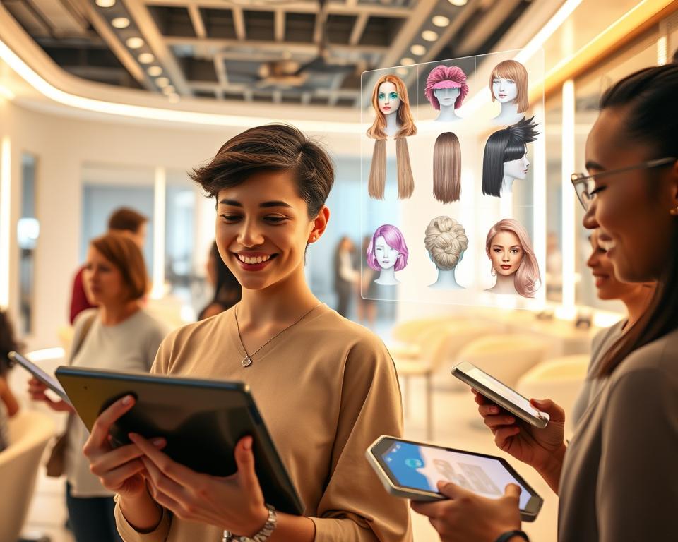 inteligência artificial penteados