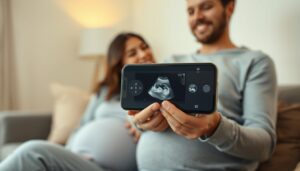 Faça seu Ultrassom e Veja seu Bebê com seu Celular no App