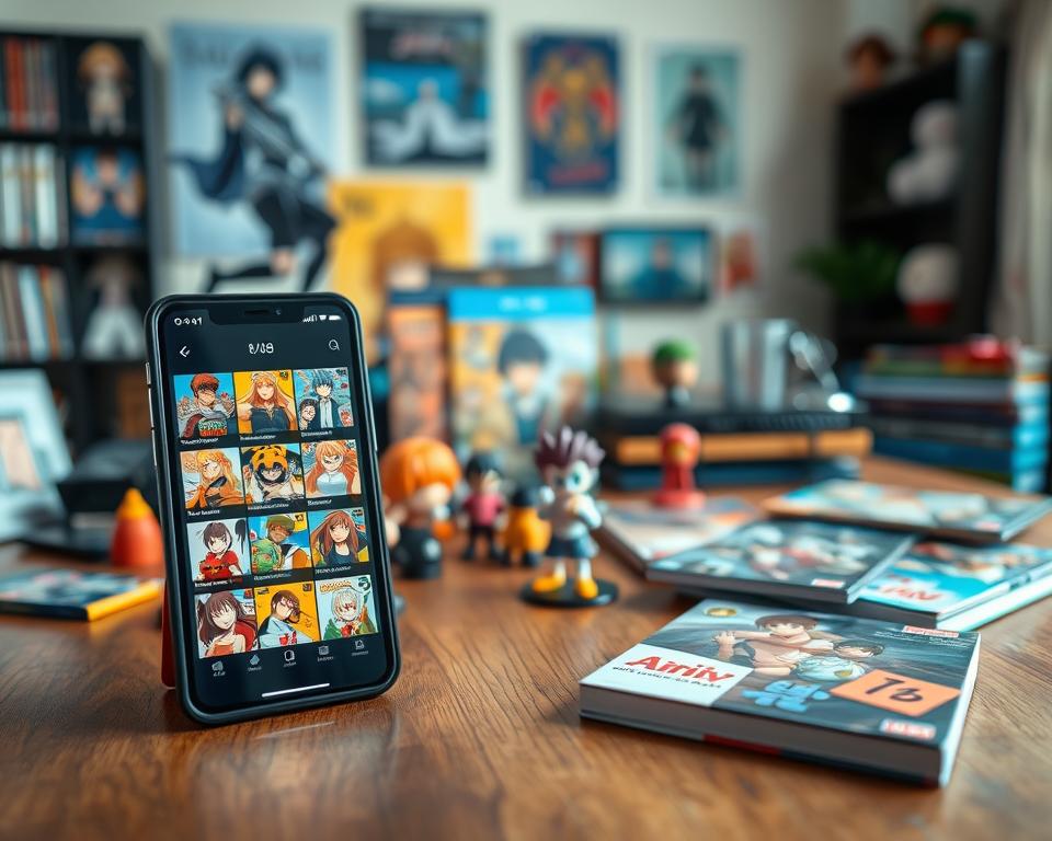 catálogo de animes no celular