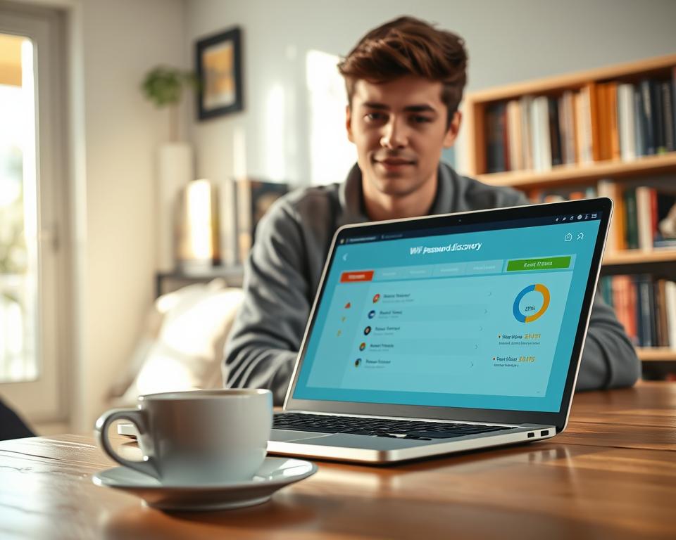objetivo de descobrir senhas de wifi