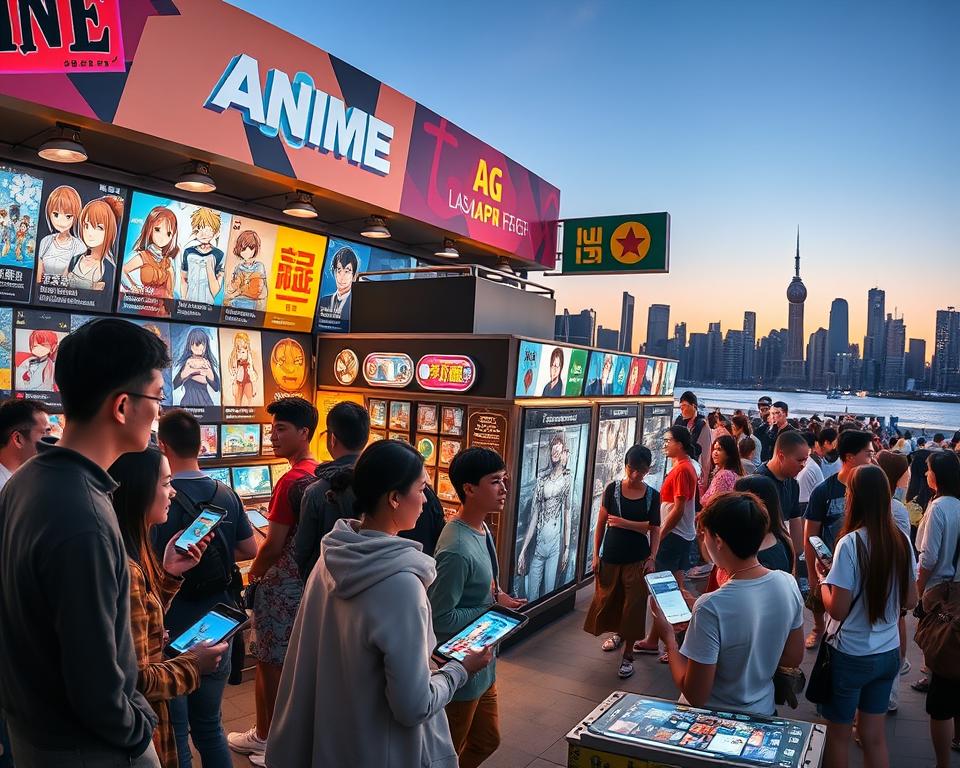 panorama do mercado de apps de anime
