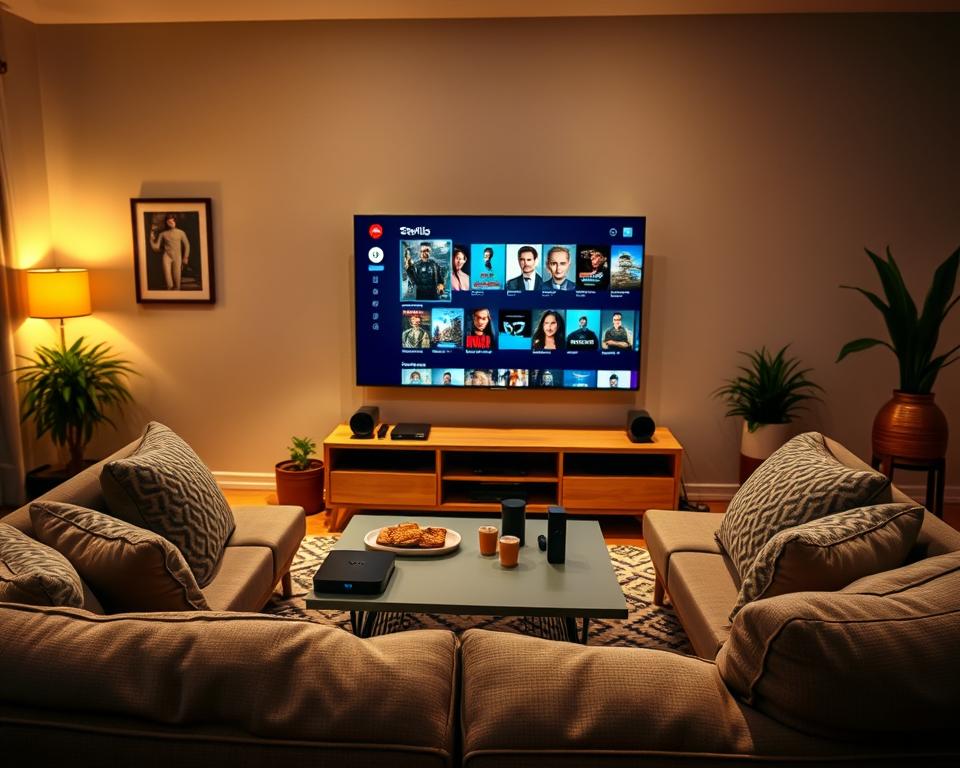 visão geral do conteúdo streaming