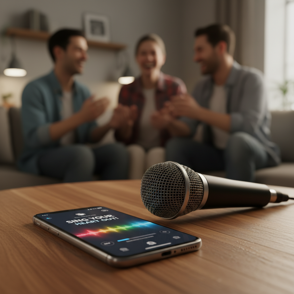 Aplicativo de karaokê - Cante no seu celular e Divirta-se com Amigos