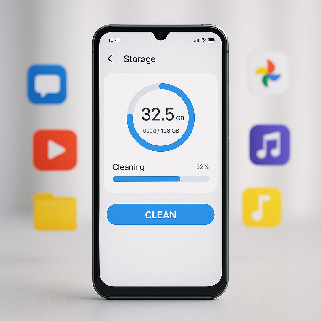 Como liberar espaço no celular com aplicativo de limpeza de memória