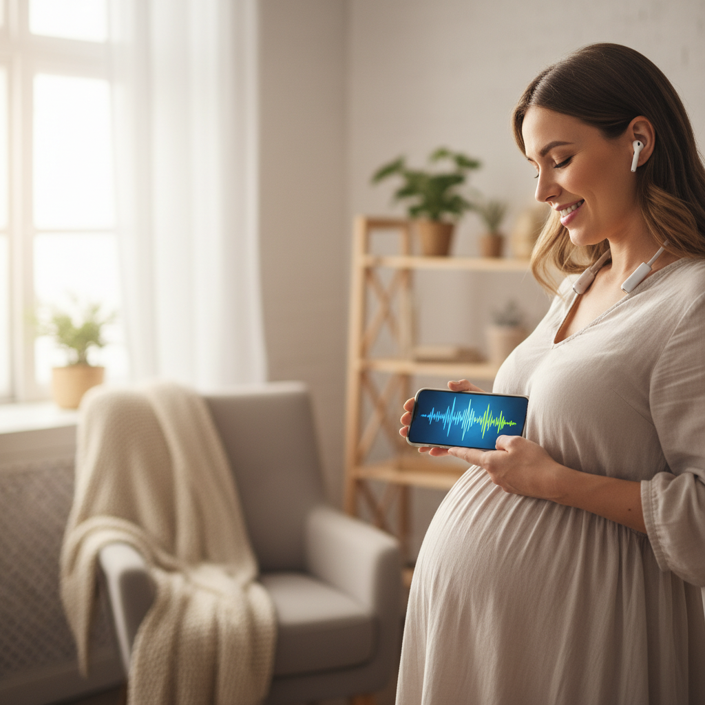 Ouça as Batidas do Coração do seu bebê na gestação com o celular no App