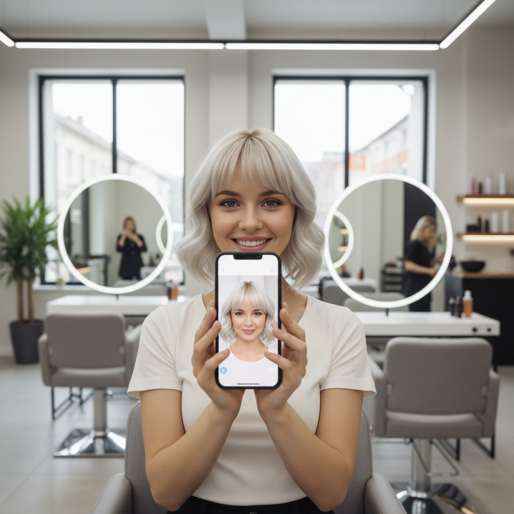 Como visualizar cortes de cabelo antes de ir ao salão com aplicativo