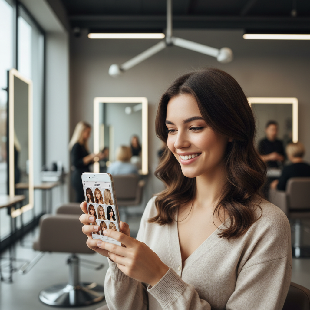 Como simular cortes, penteados e cores de cabelo com IA antes de ir ao salão