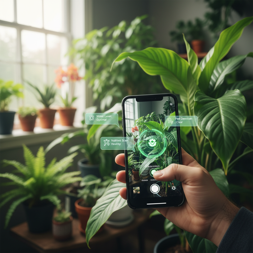 Como Identificar e cuidar melhor de suas plantas com ajuda de IA para identificar problemas