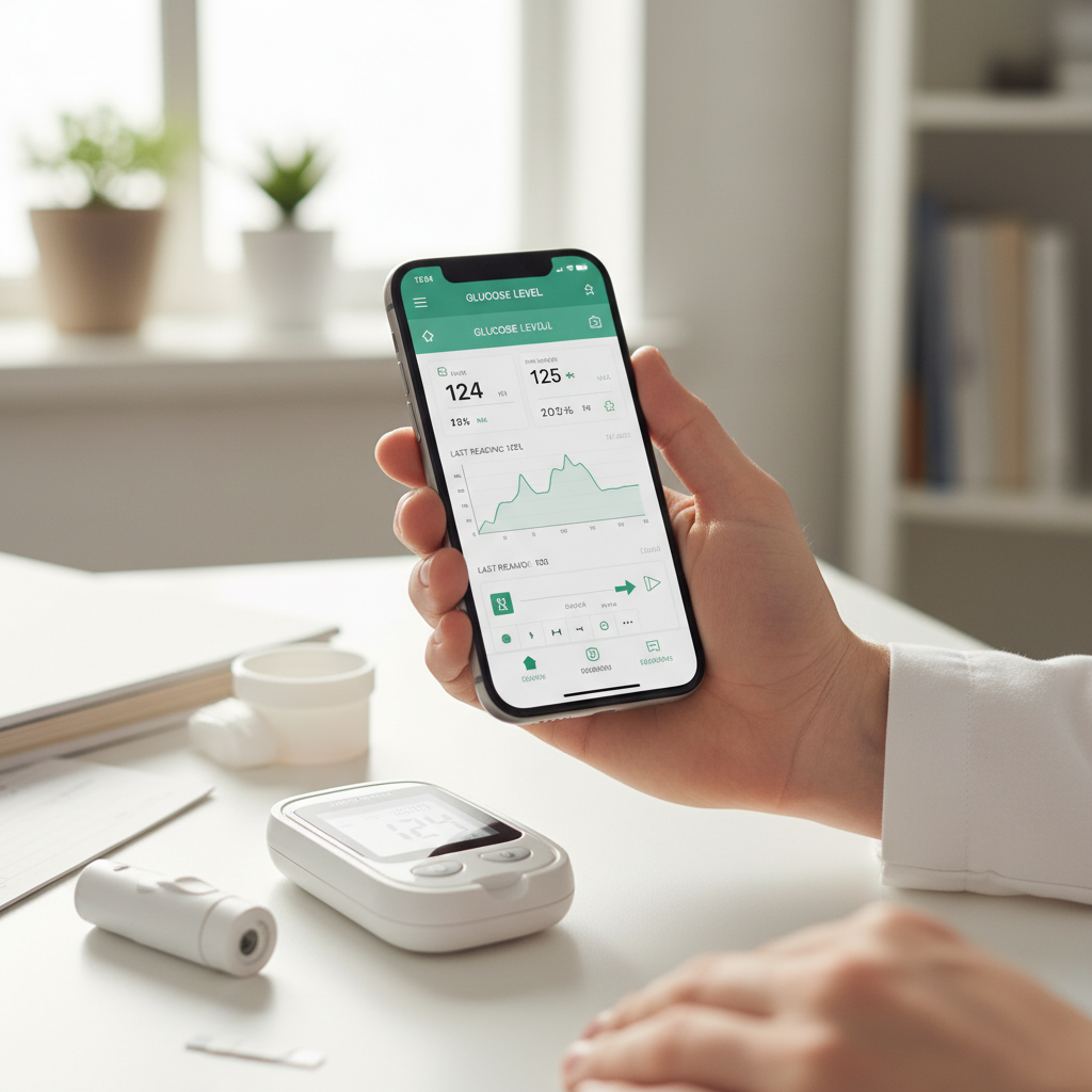 Como monitorar glicose pelo celular com medidor digital
