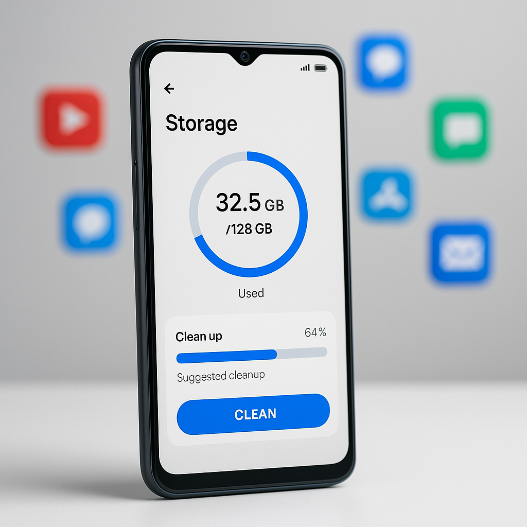 Como liberar espaço no celular com aplicativo de limpeza de memória