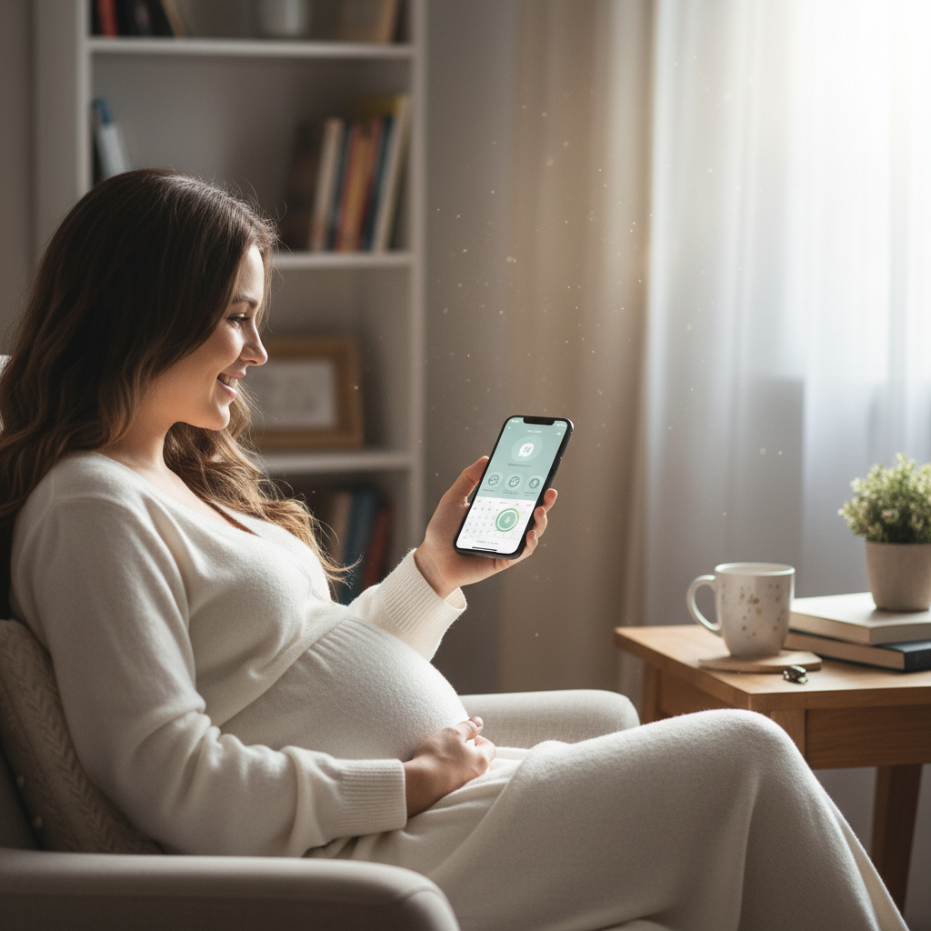 Como acompanhar sua gravidez passo a passo com um aplicativo