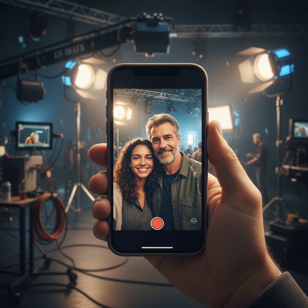 Tire Selfie com seus Atores Favoritos nos Bastidores com IA