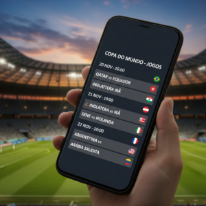 Acompanhe a Tabela dos jogos da Copa do Mundo 2026 no seu celular no APP