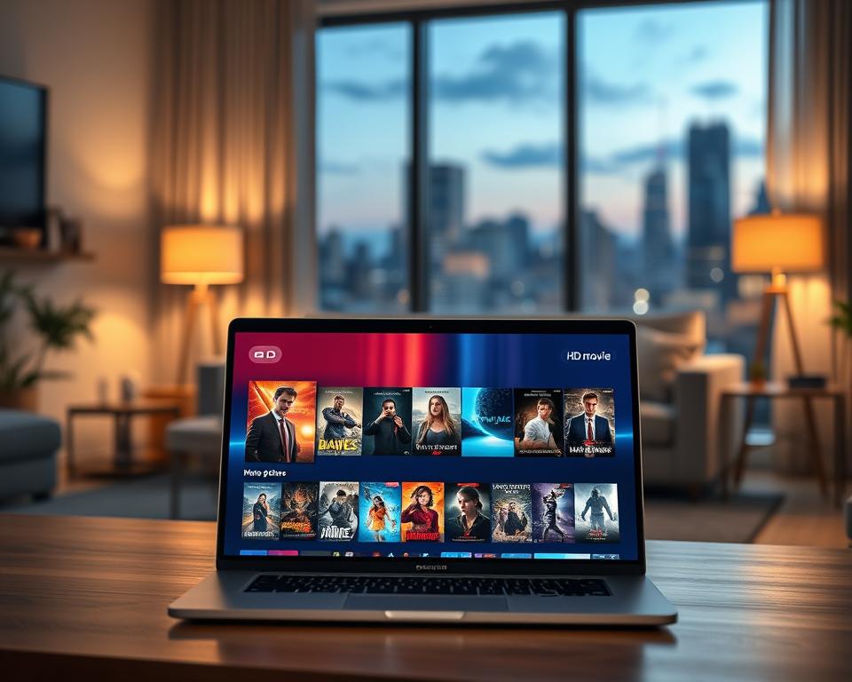 plataforma de streaming com qualidade HD