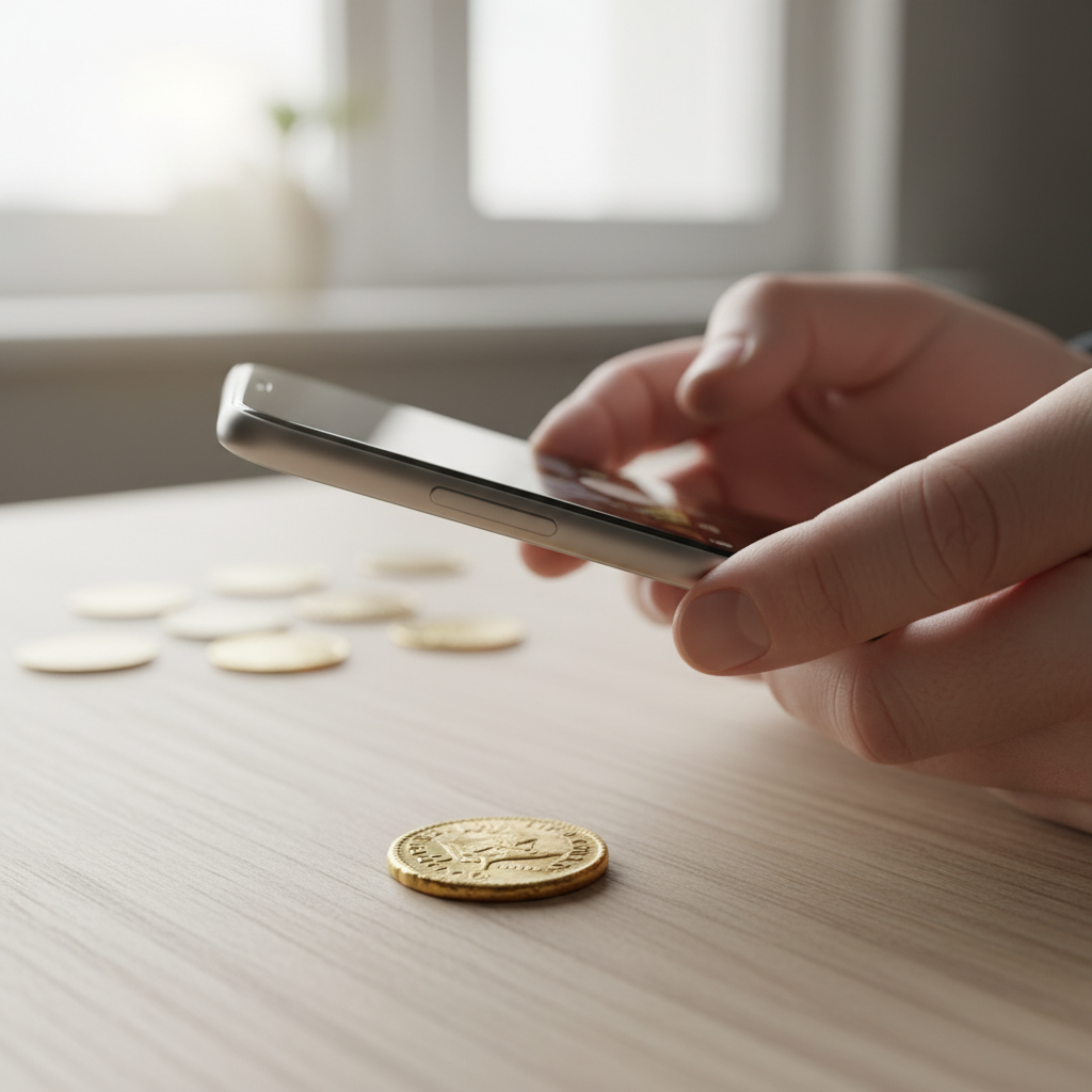 Guia prático para identificar moedas raras com seu celular