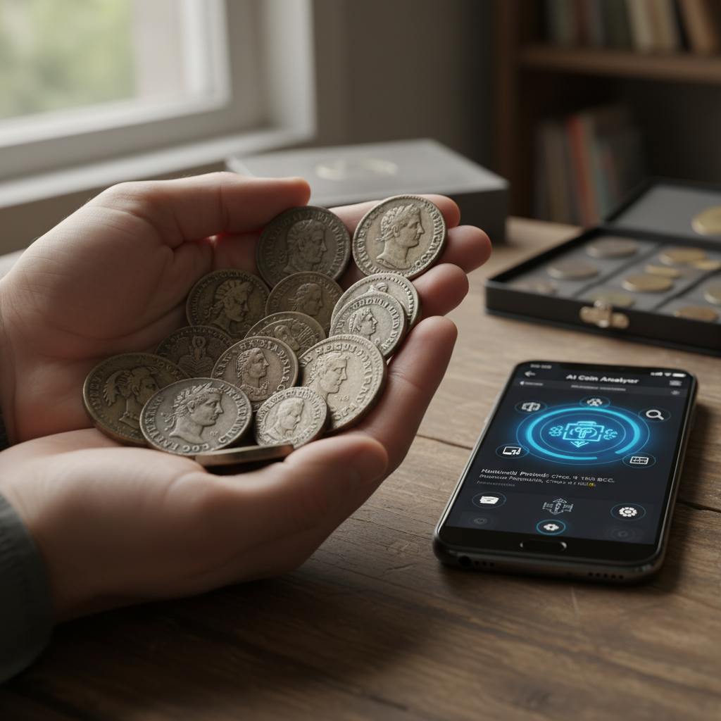 Identifique moedas raras e valiosas usando seu celular com inteligência artificial