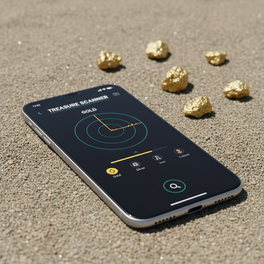 Como encontrar ouro com detector no celular: guia prático do aplicativo