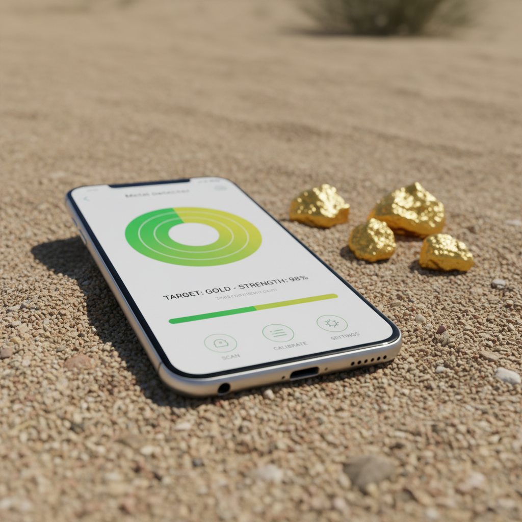 Como encontrar ouro com detector no celular: guia prático do aplicativo