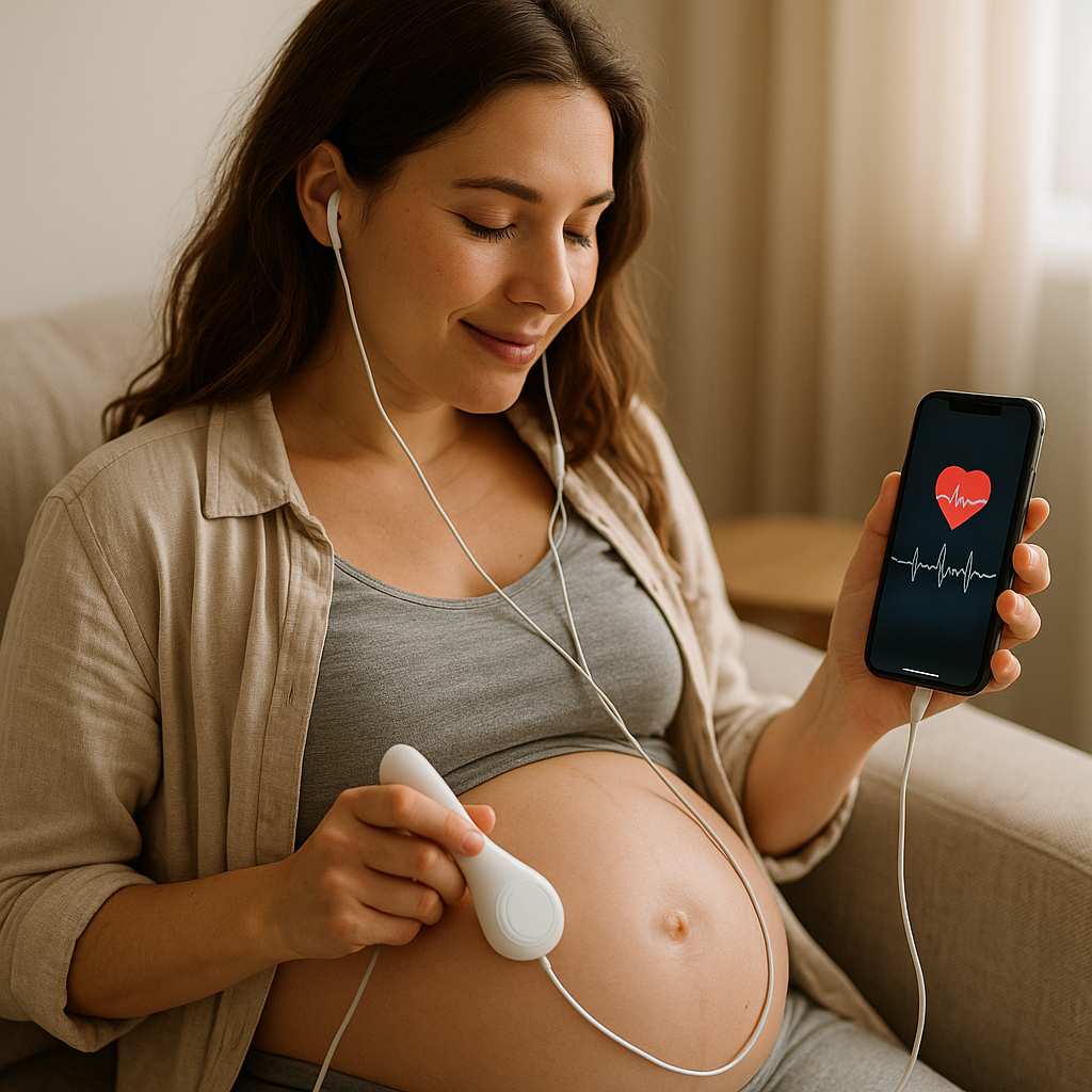 Ouça os Batimentos do Coração do Bebê na Barriga da Mamãe com o APP