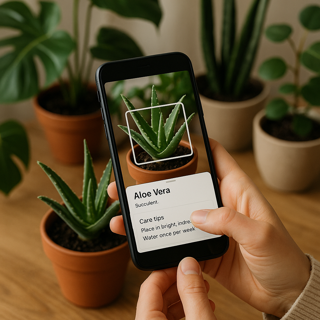 Identifique Plantas com IA e Receba Dicas Diárias